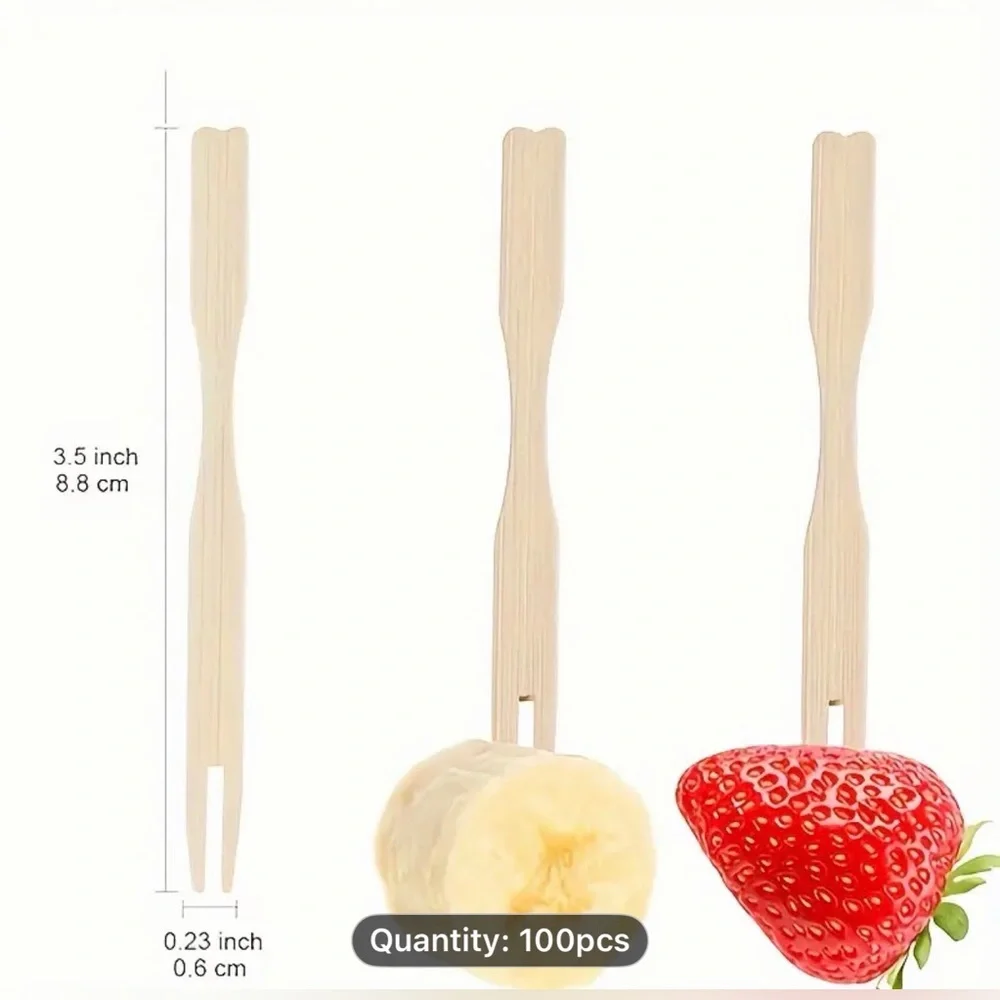 Eco-Friendly Wooden Mini Fruit‎ Picks
